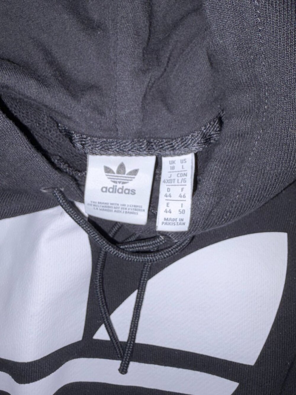 Brand New Adidas logo hoodie in Size Large - Picture 2 of 2